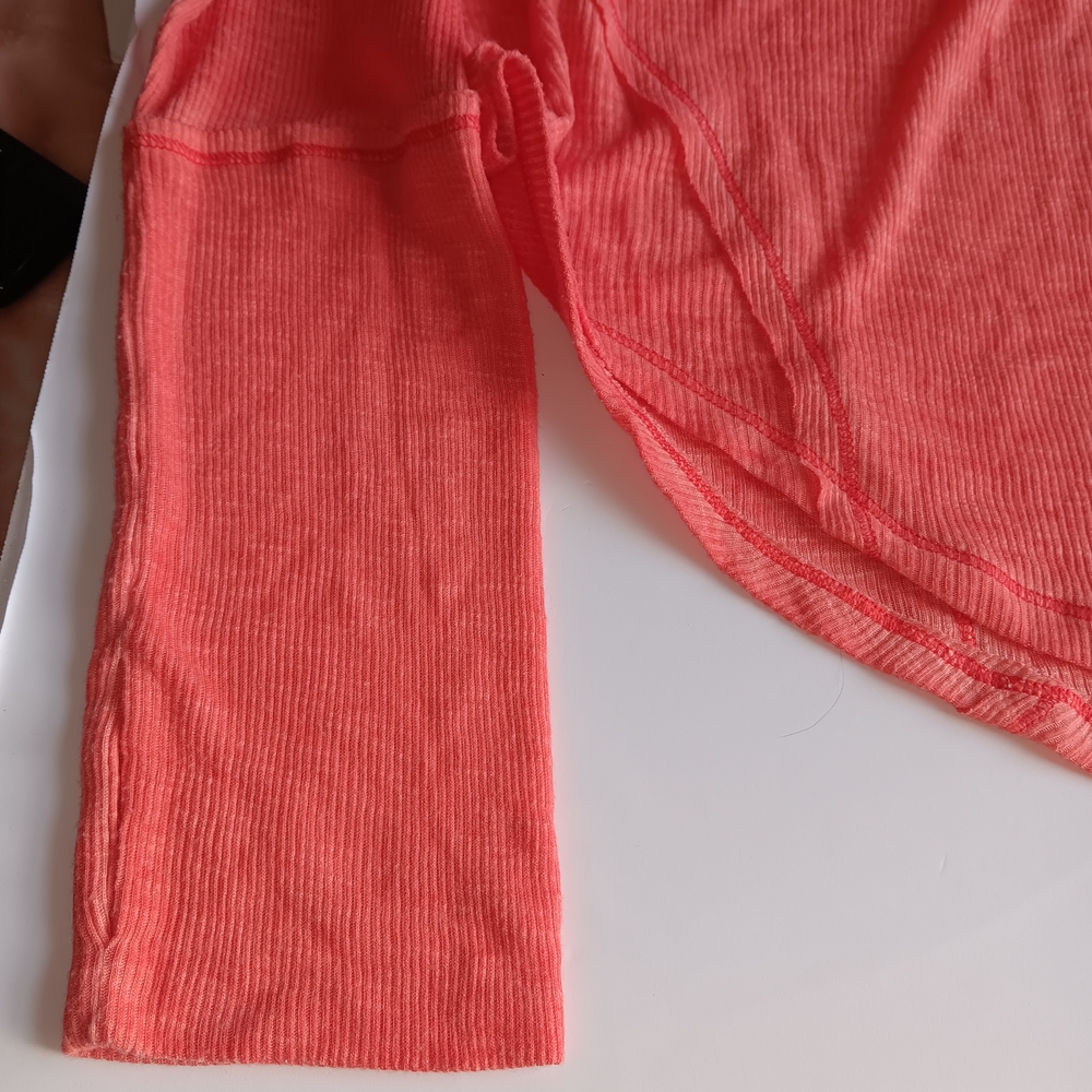 Free People Movement Coral Long Sleeve Top Size L - Picture 4 of 7
